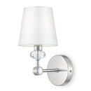 Lampada da parete Neoclassic in Metallo Riverside Cromo