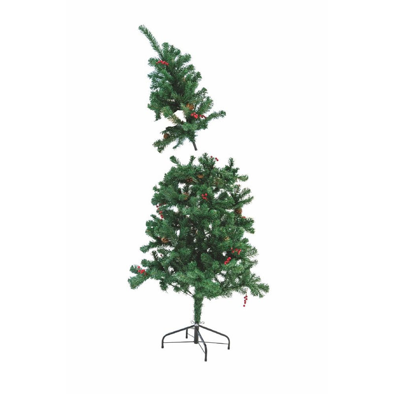 Albero di Natale Artificiale H150 cm 360 Rami Sestriere Verde