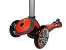 Monopattino 3 ruote Doppia Iniezione 3 Altezze Max 50Kg Globber Primo Plus Rosso con Licenza Ferrari