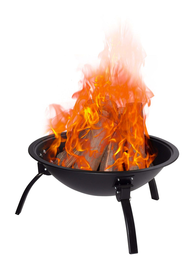 Stufa Braciere Grill a Legna o Carbone da Esterno Qlima FFGW4556 Nero