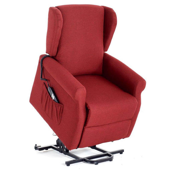 Fauteuil Releveur Electrique 2 Moteurs en Tissu Rouge Vittoria prezzo