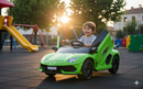 Macchina Elettrica per Bambini 12V con Licenza Lamborghini Aventador SVJ Small Verde