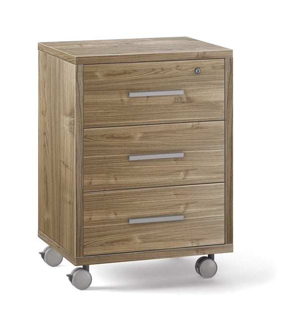 Cassettiera 3 Cassetti con Ruote 51x71x41 cm Noce Stelvio prezzo