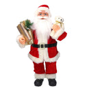 Babbo natale in tessuto rosso cm xh80