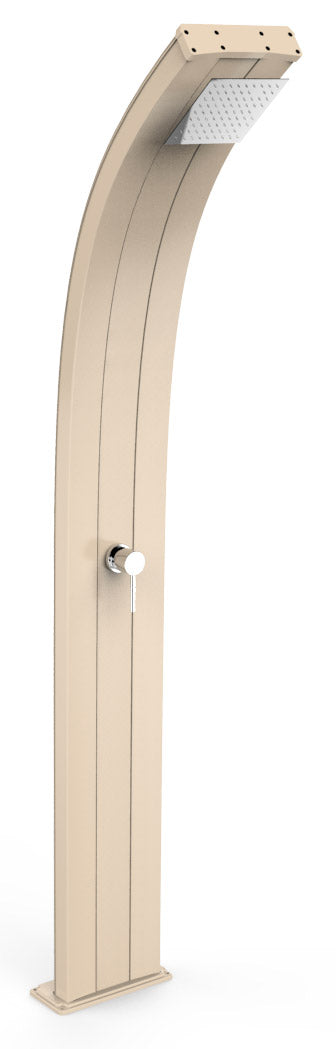 Doccia Solare da Giardino 40L Miscelatore Arkema Dada Bianco Crema prezzo