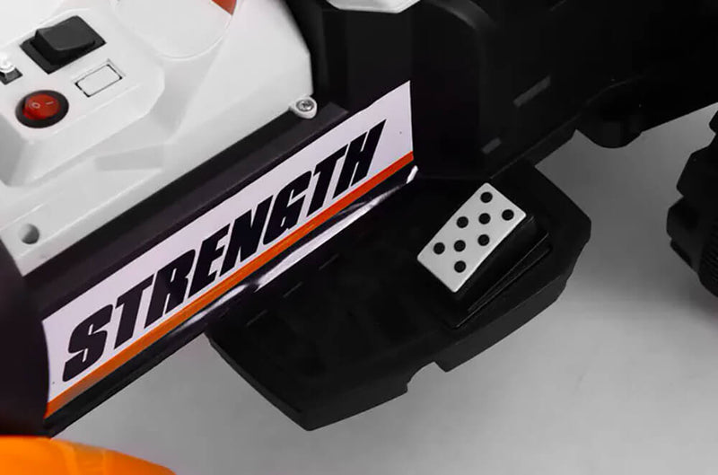 Escavatore Elettrico per Bambini 6V Kidfun Arancione e Bianco