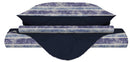 Copripiumino con Stampa sul Sacco e Federe Doubleface Jeans Stripes