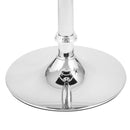 Sgabello con Braccioli Alzata a Gas e Seduta Girevole in Similpelle Vandi Nero