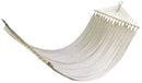 Amaca da Giardino 2x1m in Tessuto a Rete Fitta Beige