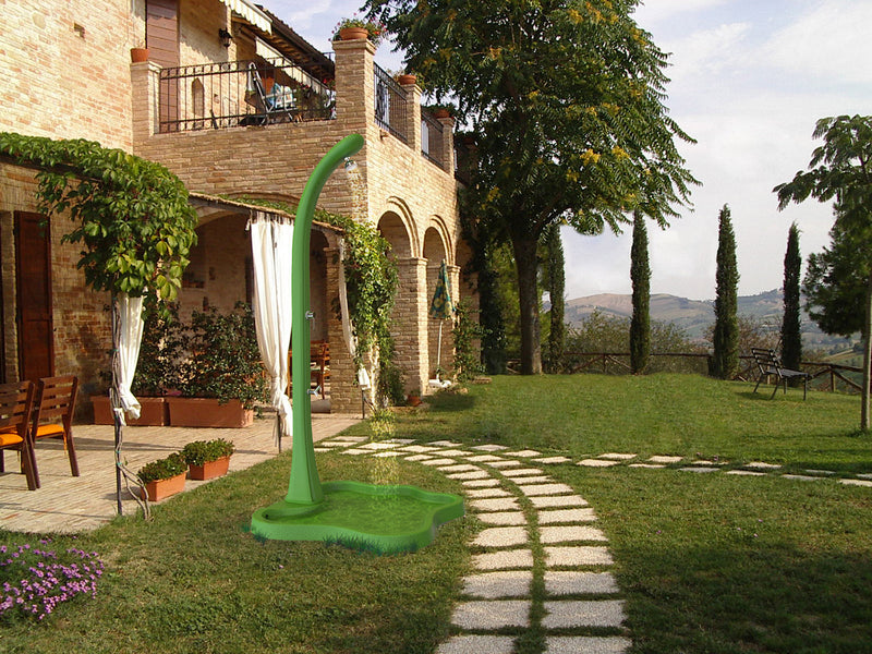 Piatto Doccia da Esterno Giardino in Polietilene HD Arkema Lake Cherry