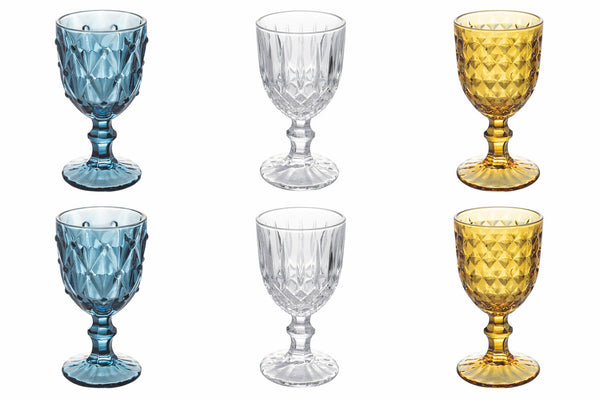 sconto Coffret de 6 Gobelets en Verre 200 ml Villa d'Este Maison Tivoli Loire