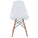 Set 4 Sedie 45,5x53,5x81,2 cm in Polipropilene Betty  Trasparente