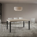  Tavolo Allungabile 160-420x90x77 cm Everyday Premium Cashmere Gambe Antracite