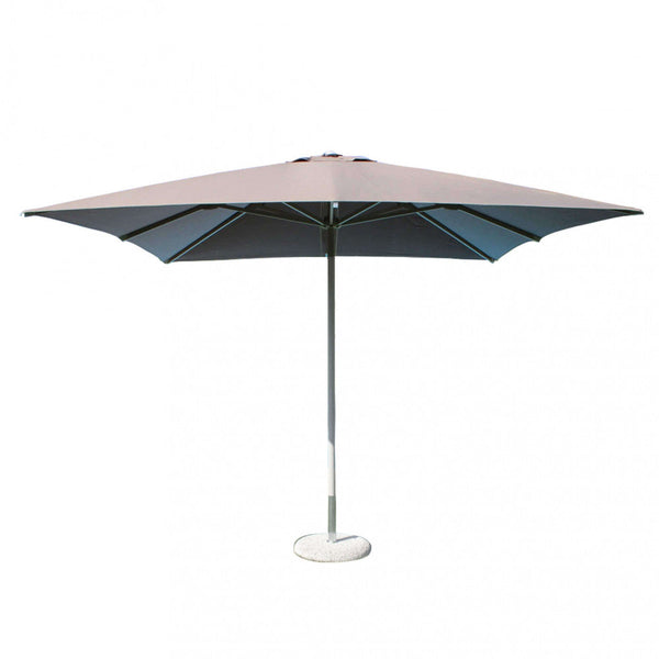 prezzo Parasol de jardin Brian 3x3m en aluminium gris tourterelle