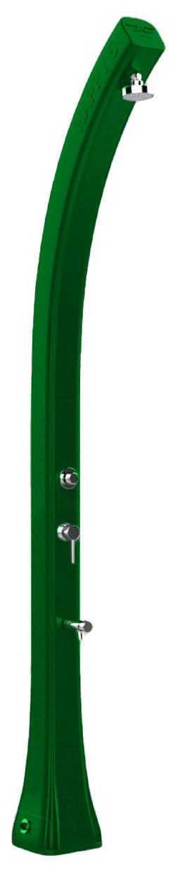 Doccia Solare da Giardino 28L Miscelatore Temporizzato e Lavapiedi Arkema Happy Beach Verde Scuro online