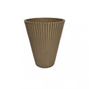 Vaso Piccolo Iris Ø19x22 cm in Fibra sintetica Taupe