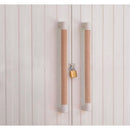 Armadio da Esterno 3 Ripiani 80x45x180H cm in Plastica Keter Groove Alto Sabbia/Beige