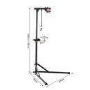 Cavalletto Supporto per Bicicletta in Ferro e PP 85x59x100-159 cm 