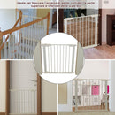 Cancelletto di Sicurezza per Bambini 65-72x74 cm Larghezza Regolabile 