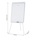 Lavagna Magnetica Treppiede 76.5x57x111.5-167 cm 