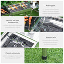 Barbecue a Carbone Carbonella BBQ Grill con Piano d'Appoggio in Acciaio Inox 