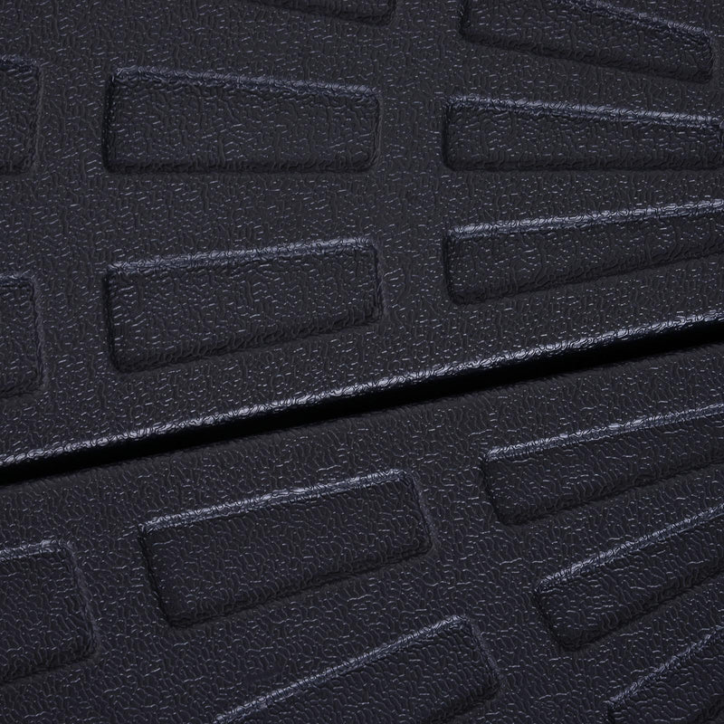 Base per Ombrellone 4 Pezzi Componibili Max 17L in HDPE Nero 48x48x8 cm 