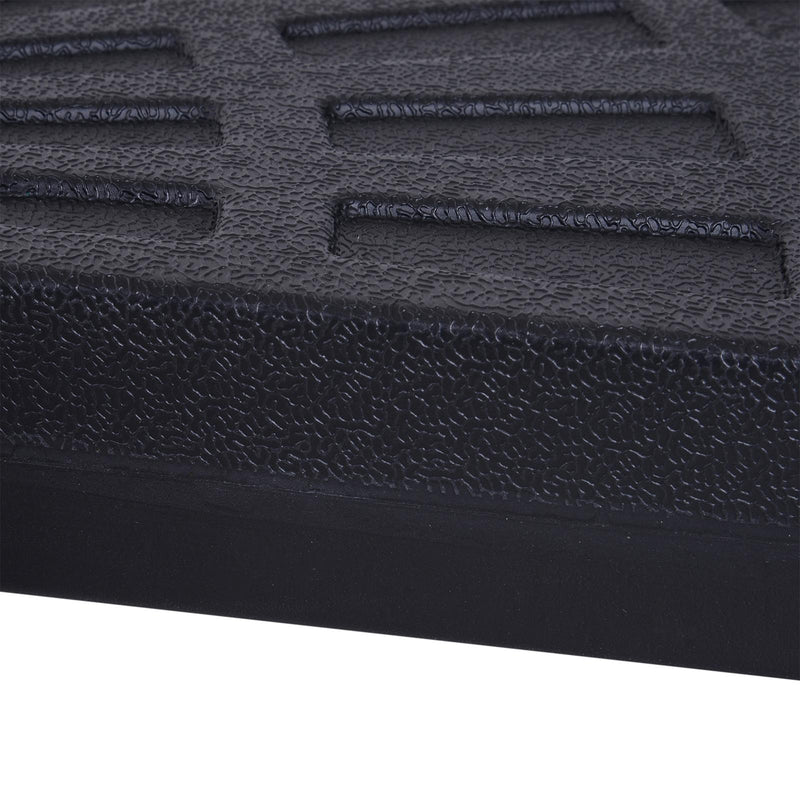 Base per Ombrellone 4 Pezzi Componibili Max 17L in HDPE Nero 48x48x8 cm 