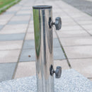 Base per Ombrellone Ø35 a Ø48 in Marmo 29kg 42x42x36 cm 