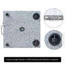 Base per Ombrellone Ø35 a Ø48 in Marmo 29kg 42x42x36 cm 