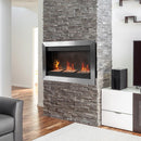 Camino a Bioetanolo da Parete 110x63 cm Inox 