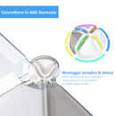 Armadio Guardaroba Modulare 10 Cubi Bianco 111x47x145 cm 