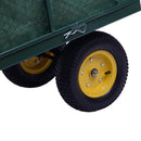 Carretto Carrello a Mano da Giardinaggio in Acciaio 128x62x84 cm 