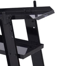 Carrello Porta Utensili Attrezzi a 3 Ripiani 4 Ruote Max 50kg Nero 71x70x39 cm 