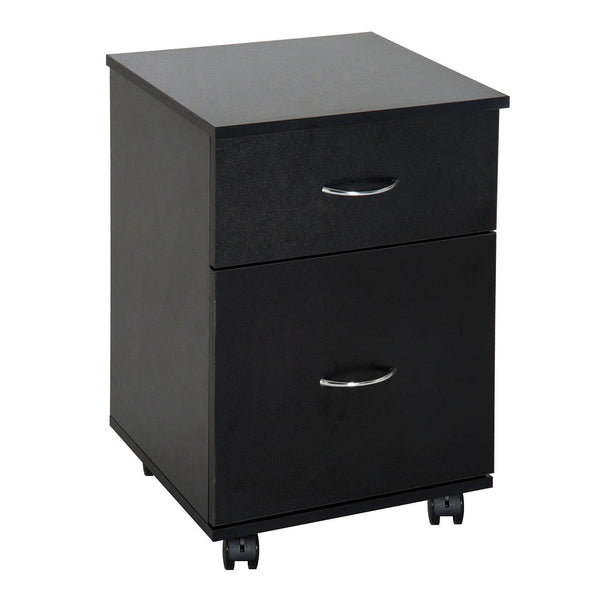 online Commode de bureau peu encombrante en bois noir 41x39x58 cm