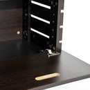 Comodino Modello Pallet in Legno Noce 43x34.5x47 cm 