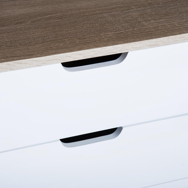 Commode Moderne avec 3 Tiroirs en Bois de Style Nordique 60x40x78 cm prezzo