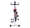 Cyclette per Allenamento Professionale Fitness 105x45x103 cm Bianco 