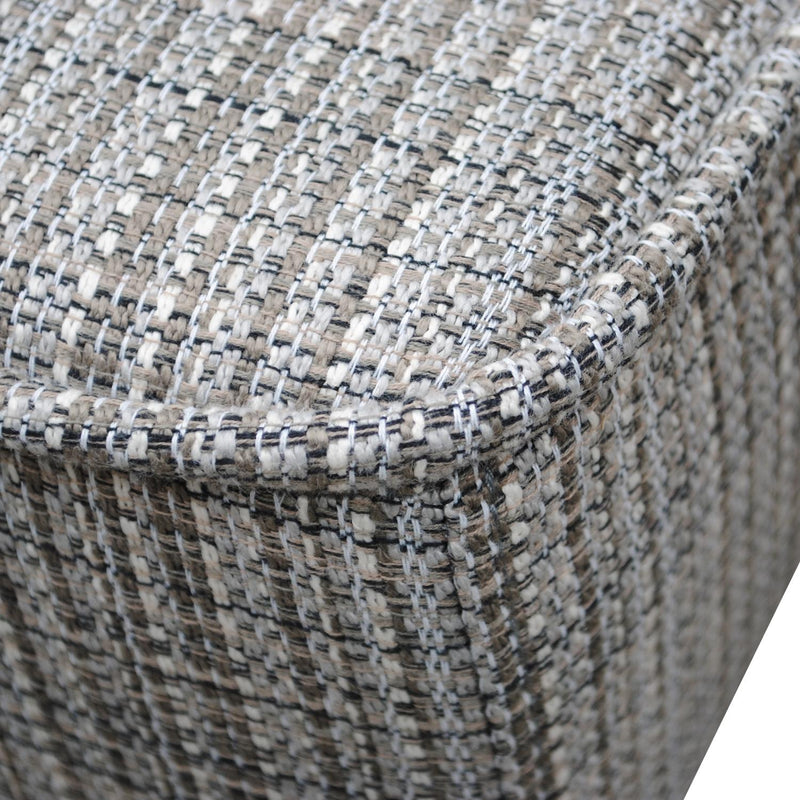 Divano Letto 3 Posti Reclinabile in Lino Grigio 177x70x69 cm 