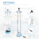 Stiratrice a Vapore Verticale 2L 1800W Doppia Asta Telescopica Retrattile 