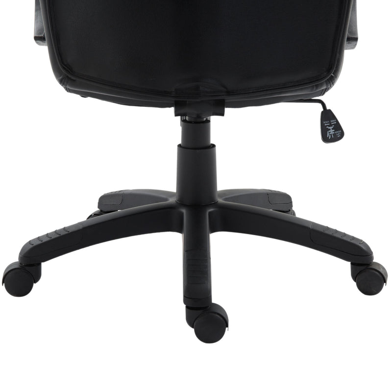 Sedia da Gaming Ergonomica Imbottita con Altezza Regolabile Nero Arancione 