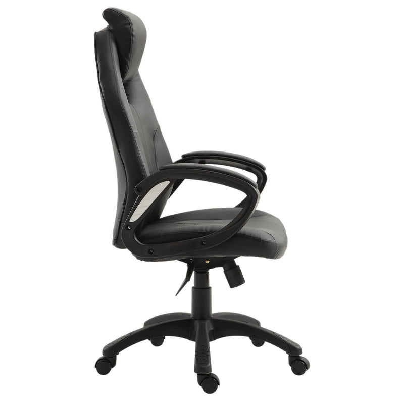 Sedia da Gaming Ergonomica Girevole Nero Altezza Regolabile 