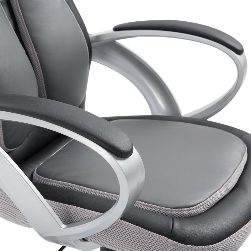 Sedia da Gaming Ergonomica Imbottita 64x71.5x119-129 cm 