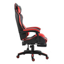 Sedia da Gaming Reclinabile Nero-rosso 66x60x127-134 cm 