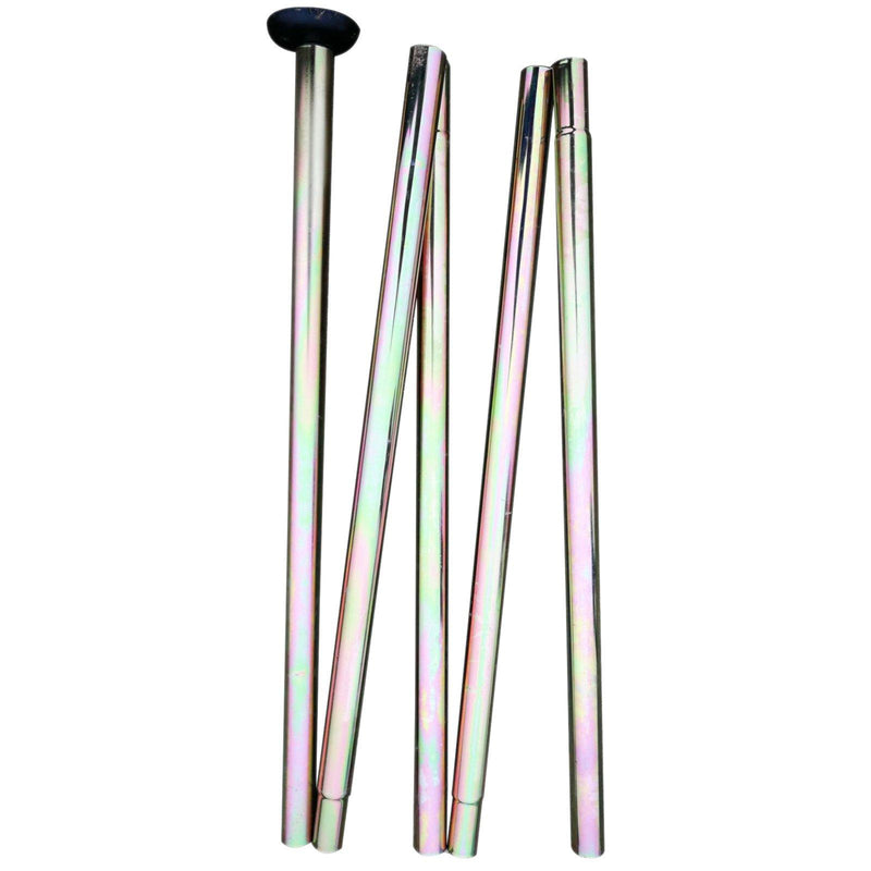 Gazebo Avvolgibile da Esterno Impermeabile in Poliestere Bianco 10x10x4m 