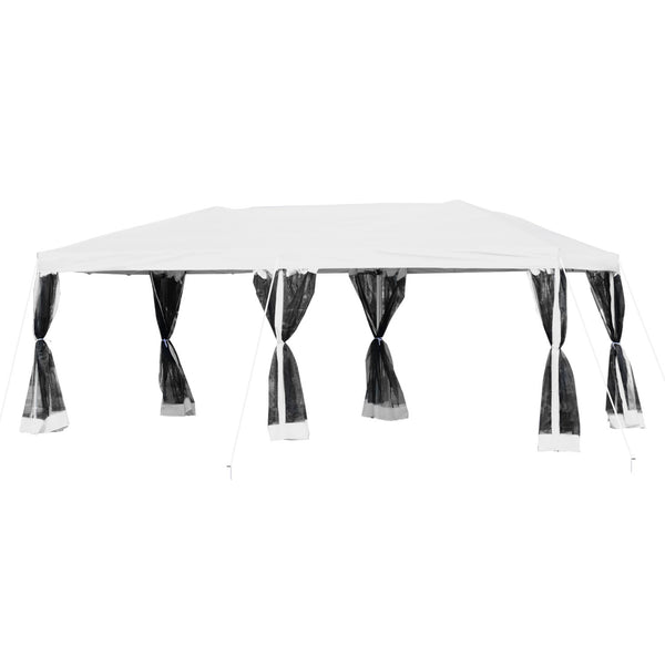 acquista Tonnelle Pliante Imperméable avec Moustiquaire Crème 3x6m