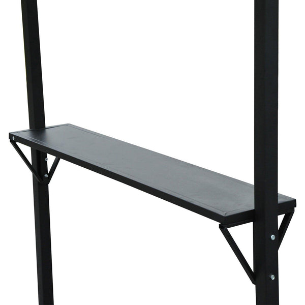 prezzo Gazebo Extensible avec Double Toit en Polyester Café 2.5x1.5m