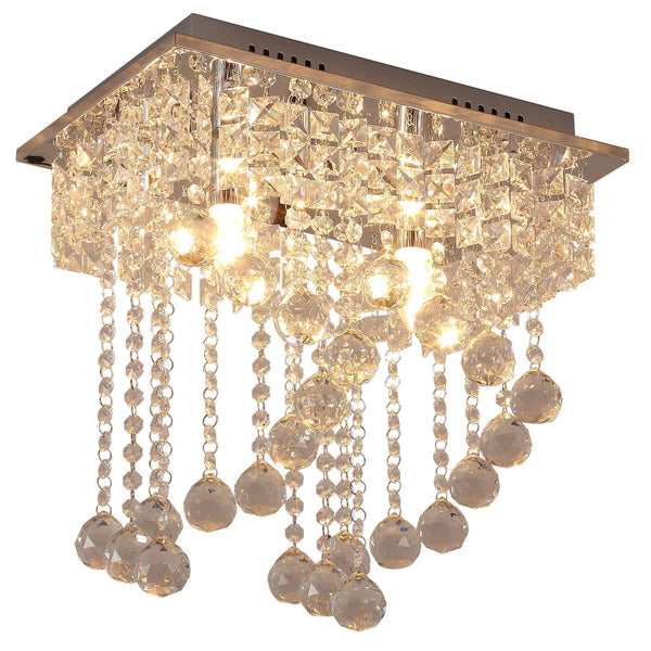 Lustre Suspension Moderne en Cristal 40x25x40 cm acquista