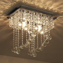 Lampadario a Sospensione Moderno in Cristallo 40x25x40 cm 