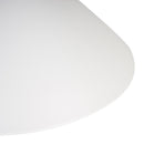 Lampada Design a Sospensione Corpo in Metallo Bianco Ø34,5x28 cm 