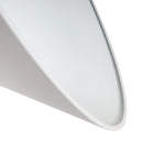 Lampada Design a Sospensione Corpo in Metallo Bianco Ø34,5x28 cm 